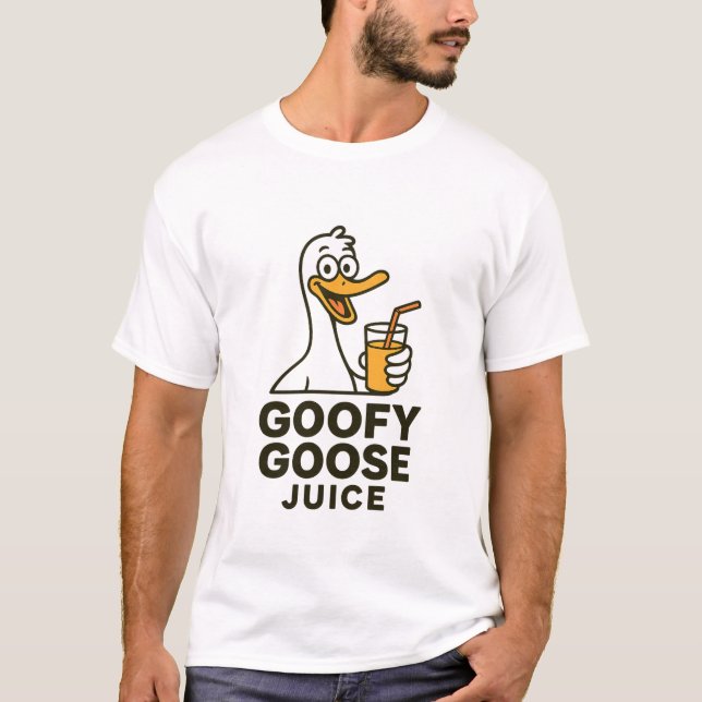 Goofy Goose Juice – Fun & Quirky Designs for Every T Shirt (Framsida)