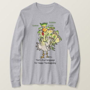 Goofy Grönt Turkey Gobble T Shirt