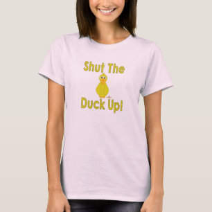 Goofy Gult Anka Håll Anka uppe Tee