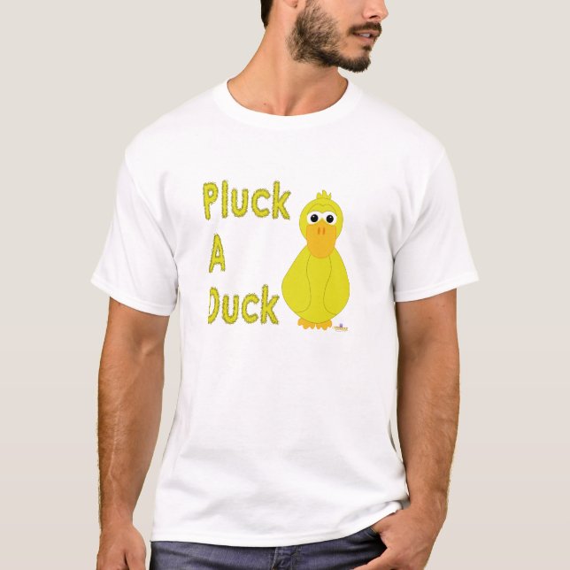 Goofy Gult Anka Pluck A Anka T-shirt (Framsida)