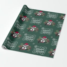 Goofy-Inspired Dark Green Red White Holiday  Presentpapper
