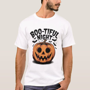 Goofy Jack-O’-Lantern Pumpkin Ansikte Art T Shirt
