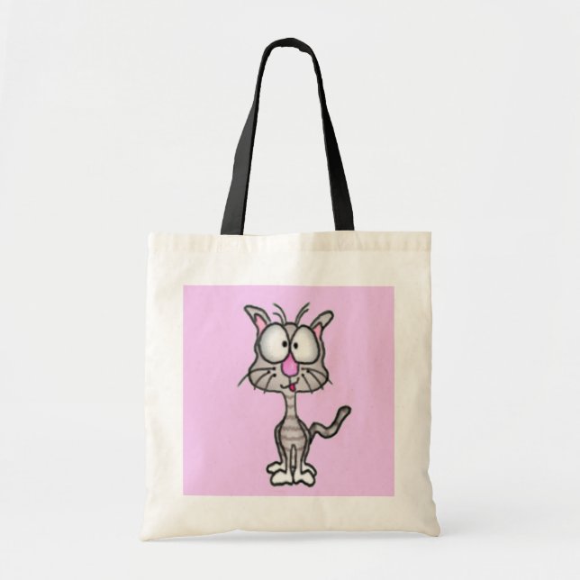 Goofy Kattunge Tote Bag Tygkasse (Framsidan)