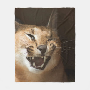 Goofy Lynx Fleecefilt