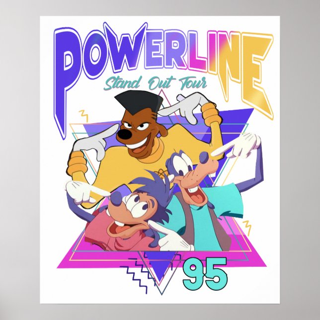 Goofy Movie Powerlin Poster (Framsidan)
