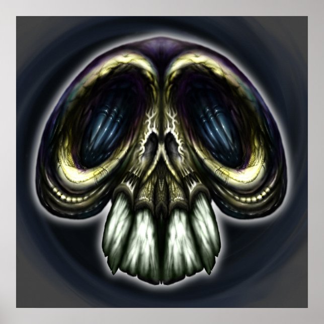 Goofy Ornate Skull Poster (Framsidan)