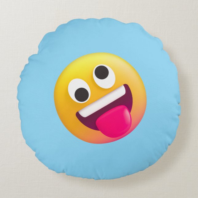Goofy Pop Round Pillow Rund Kudde (Framsidan)
