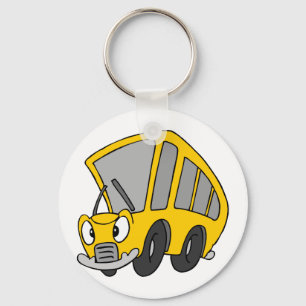 Goofy School Buss Nyckelring