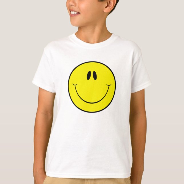 Goofy Smile Ansikte Tee Shirt (Framsida)