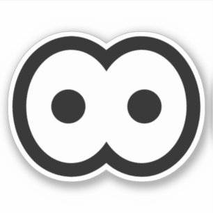 Goofy Tecknad Eyeball Vinyl Klistermärken