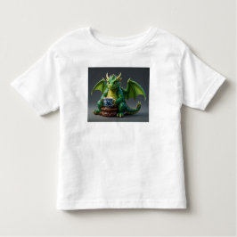 Goofy Welsh Dragon Drinking Tea T Shirt