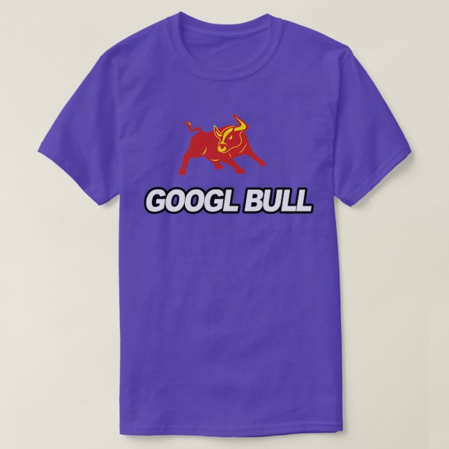GOOGL Bull Red T Shirt (Design framsida)