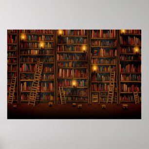 Google bibliotek poster