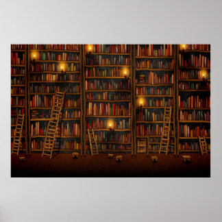 Google Bibliotek Poster