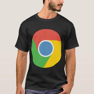 Google Chrome Sticker T Shirt