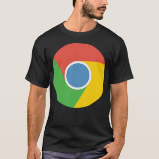 Google Chrome Sticker T Shirt