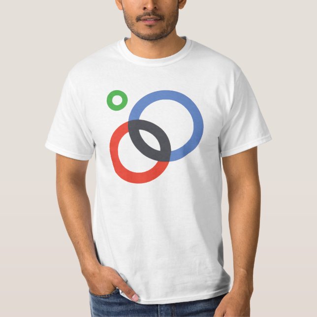 Google+ Cirklar T-shirt (Framsida)