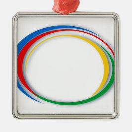 Google färger julgransprydnad metall