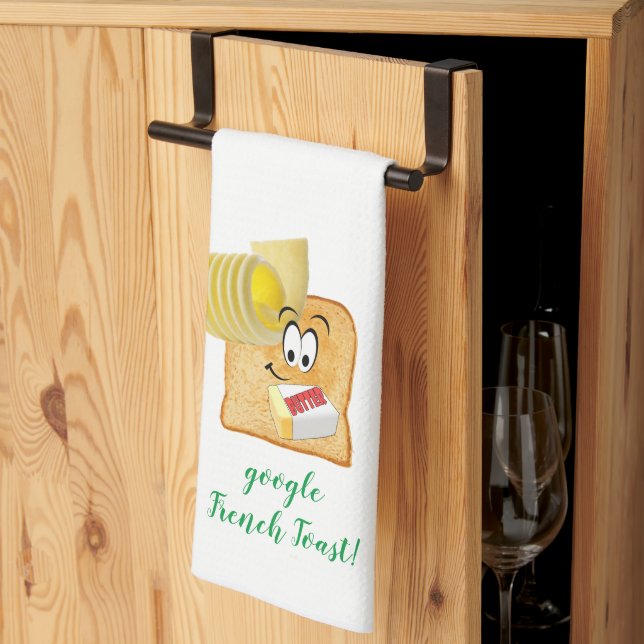 Google Fransk Toast Kitchen Hand Towel Kökshandduk (Thirds Fold)