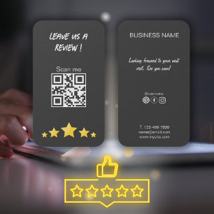 Google Granska min handskriven Qr-kod för företag Visitkort