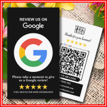 Google-granskning | Business Review US Black QR-ko