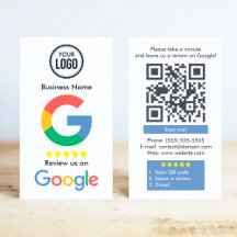 Google-granskning med QR-kodlänk