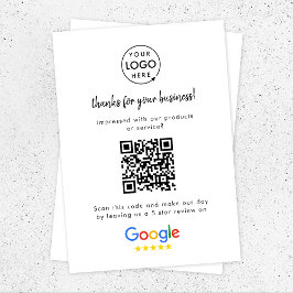 Google-granskning | QR-kod för Business Review Lin Tilläggskort