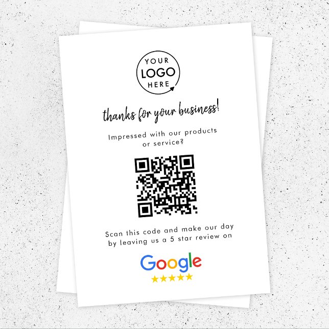Google-granskning | QR-kod för Business Review Lin Tilläggskort (Skapare uppladdad)