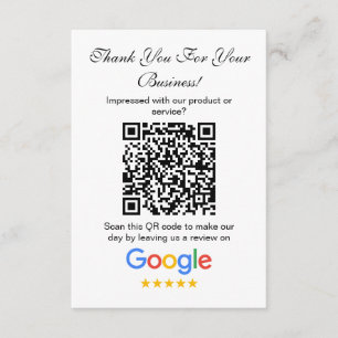 Google-granskning   QR-kod för Business Review Lin Tilläggskort