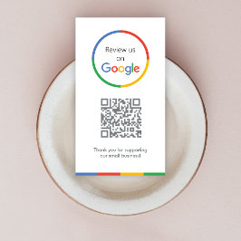 Google-granskning | QR-kod för Business Review Lin Visitkort