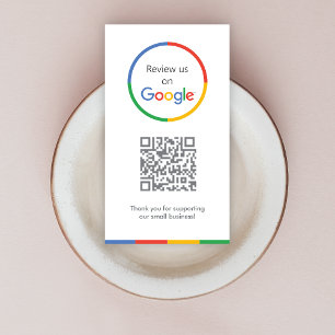 Google-granskning   QR-kod för Business Review Lin Visitkort