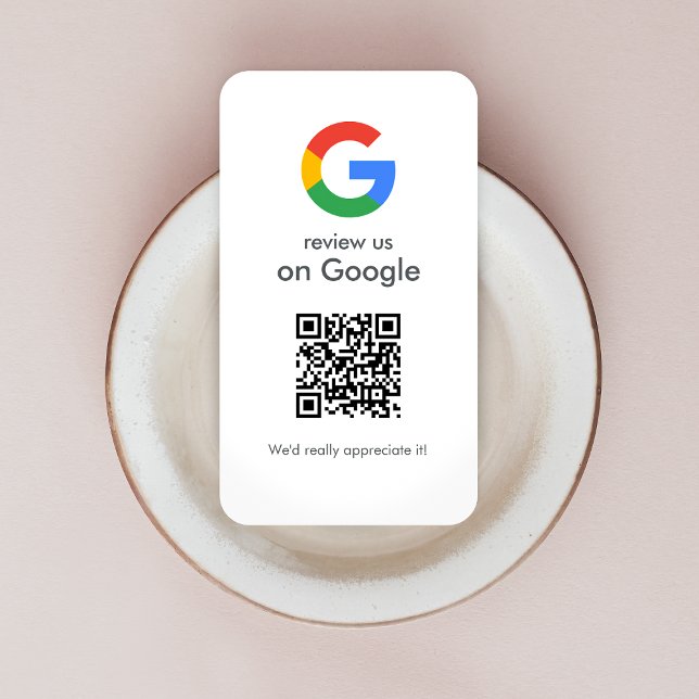 Google-granskning | QR-kod för Business Review Lin Visitkort (Skapare uppladdad)
