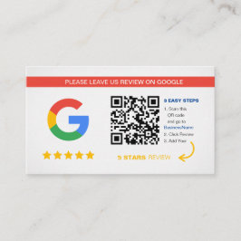 Google-granskning | Tack för QR-kod för företag Visitkort