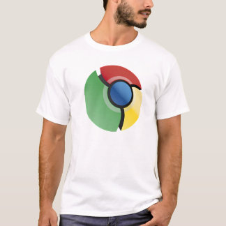 Google-ikon - Google Chrome-Logotyp med färgfyllda T Shirt