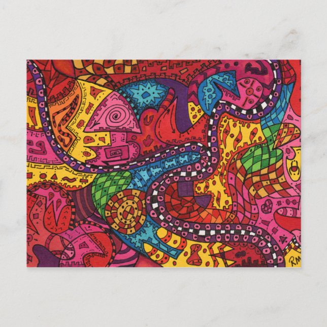 Google Karta i Heaven Vykort (Framsida)