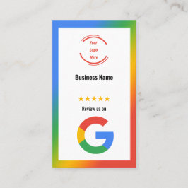 Google Kartor Review & Ratings Card Visitkort