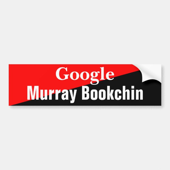 Google Murray Bookchin Bildekal (Framsidan)