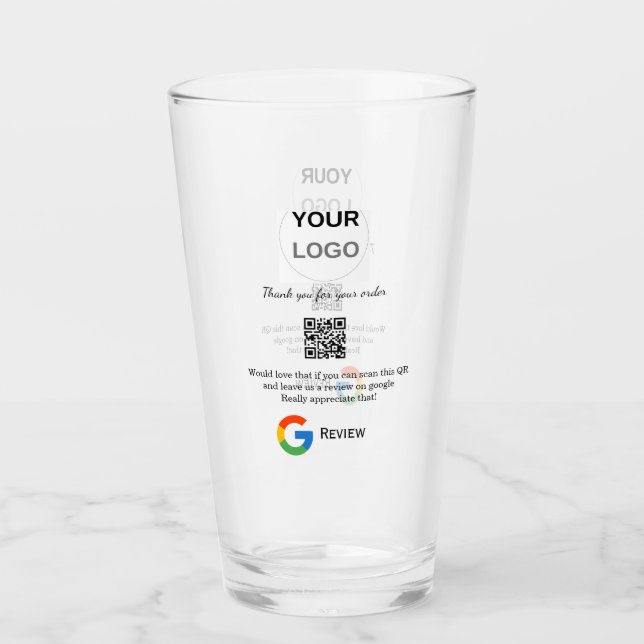 Google recension Business logotyp Scan QR-granskni Glaskopp (Framsida)