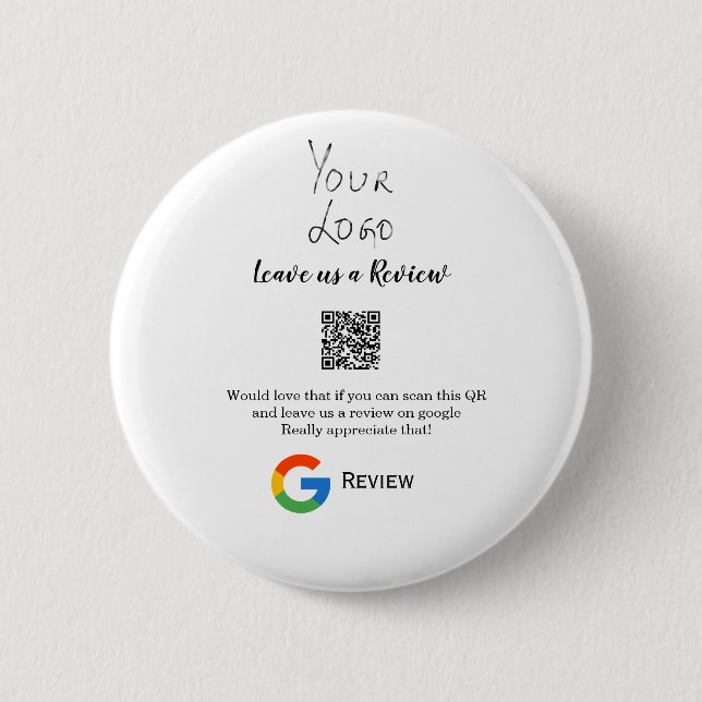 Google recension Business logotyp Scan QR-granskni Knapp (Framsida)