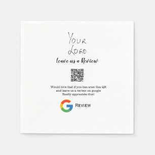 Google recension Business logotyp Scan QR-granskni Pappersservett