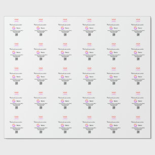 Google recension Business logotyp Scan QR-granskni Presentpapper
