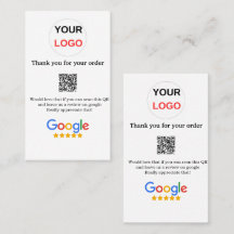 Google recension Business logotyp Scan QR-granskni