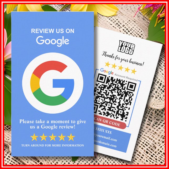 Google Recension Visitkort (Skapare uppladdad)