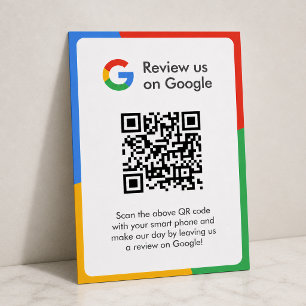 Google Recensioner Följer med kort QR-kod Infogn
