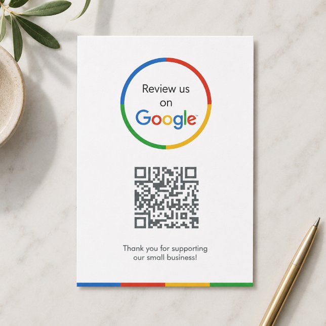 Google Recensioner Följer med kort | QR-kod Infogn (Gain Google reviews & grow your business with these editable rating request enclosure cards.)
