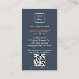 Google Review - Affärskort - Facebook QR-länk Visitkort