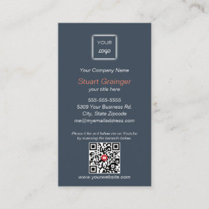 Google Review - Affärskort - Youtube QR Link Visitkort