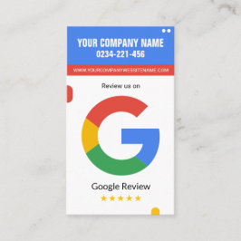 Google Review Card för alla företag Visitkort
