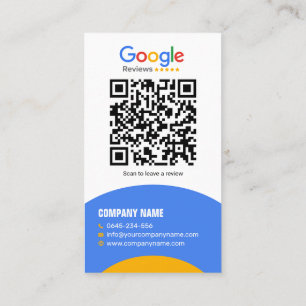Google Review Card för alla företag Visitkort