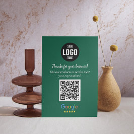 Google Review QR-kort | Företag Tack  Tilläggskort